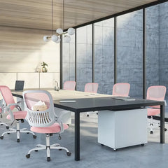 Ergonomic Office Desk Computer Chair, High Back Comfy Swivel Home Gaming Mesh Chairs with Wheels, Adjustable Headrest, Comfortable Lumbar Support, Flip-Up Arms, 144° Tilt for Study