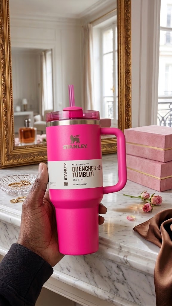 Stanley 40oz Tumbler Cup with Lid, Straw & Accessories