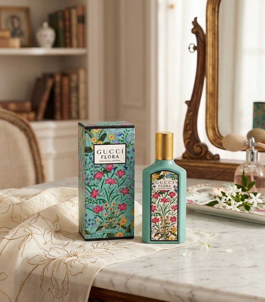 Flora Gorgeous Jasmine by Gucci Eau De Parfum Spray 3.3 oz / e 100 ml