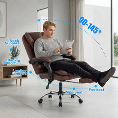 Boss Office Chair with Massage Unit, Gaming E-Sports Chair, Executive Meeting Room Chair, Lumbar Support Chair, Rotating Chair, Height-Adjustable Chair, Reclining Chair, Ergonomic Chair