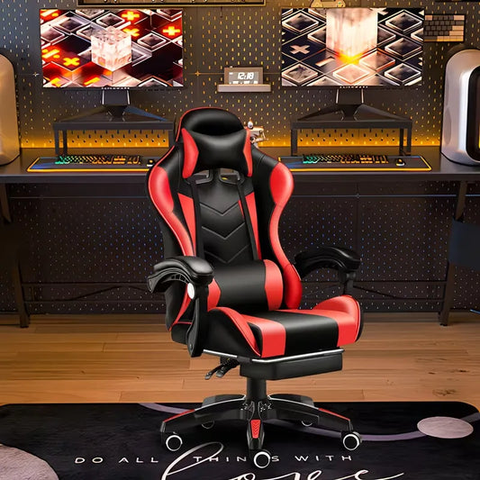 Office Gaming Chair, Gamer Chair For Adults Ergonomic Computer Chair For Teens, Racing Style PC Office Chair With Lumbar Support